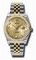 Rolex Datejust Champagne Jubilee Dial Automatic Stainless Steel and 18kt Yellow Gold Ladies Watch 116243CJDJ