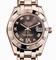 Rolex Datejust Chocolate Dial Diamond 18K Everose Gold Automatic Ladies Watch 81315BRRDPM