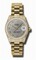 Rolex Datejust Grey Automatic 18kt Yellow Gold President Ladies Watch 178158GRP