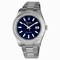 Rolex Datejust II Blue Index Dial Fluted 18k White Gold Bezel Oyster Bracelet Men's Watch 116334BLSO