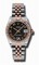 Rolex Datejust Black Dial Automatic Stainless Steel with 18kt Pink Gold Ladies Watch 178341BKRDJ