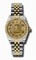 Rolex Datejust Champagne Dial Automatic Stainless Steel and 18kt Yellow Gold Ladies Watch 178343CCAJ