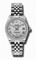 Rolex Datejust Mother of Pearl Roman Diamond Dial 18kt White Gold Diamond Bezel Ladies Watch 178384MRDJ