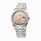 Rolex Datejust Pink Roman Dial Jubilee Bracelet Fluted Bezel Men's Watch 116234PRJ