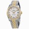 Rolex Datejust White Dial Automatic Stainless Steel and 18kt Yellow Gold Ladies Watch 178313WRJ
