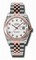 Rolex Datejust White Dial Automatic Stainless Steel with 18kt Pink Gold Men's Watch 116201WDJ