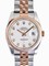 Rolex Datejust White Diamond Dial Fluted 18k Rose Gold Bezel Jubilee Bracelet Men's Watch 116231WDJ