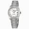 Rolex Datejust White Roman Dial Oyster Bracelet 18k White Gold Fluted Bezel Unisex Watch 178274WRO