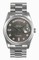 Rolex Day Date Dark Mother of Pearl Diamond Dial President Bracelet 18k White Gold Men's Watch 118239DMDP