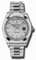 Rolex Day-Date II Silver Dial Automatic Platinum Men's Watch 218206SSP