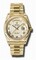 Rolex Day-Date Ivory Pyramid Automatic 18kt Yellow Gold Men's Watch 118238IPRP