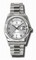 Rolex Day-Date Silver Automatic 18kt White Gold Ladies Watch118239SDP