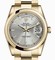 Rolex Day-Date Silver Dial 18 Carat Yellow Gold Automatic Men's Watch 118208SSO