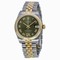 Rolex Lady Datejust Automatic Green Dial Jubilee and Stainless Steel Band Ladies Watch 178273GNRJ