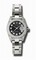 Rolex Lady Datejust Black Jubilee Diamond Dial 18k White Gold Diamond Case and Bezel Oyster Bracelet Watch 179159BKJDO