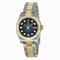 Rolex Lady Datejust Blue Vignette Dial Automatic Stainless Steel and 18kt Yellow Gold Ladies Watch 179173BLVDO