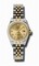 Rolex Datejust Champagne Concentric Dial Stel and Yellow Gold Ladies Watch 179173CCAJ