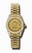 Rolex Lady Datejust Champagne Roman Dial Diamond Case and Bezel 18k Yellow Gold President Bracelet Watch 179158CRP