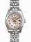 Rolex Lady Datejust Pink Decorated Mother of Pearl Roman Dial 18k White Gold Fluted Bezel Watch 179174PMRJ