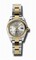 Rolex Datejust Silver Concentric Dial Steel and Yellow Gold Ladies Watch 179163SCAO