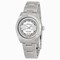 Rolex No Date Silver Dial Oversized Arabic Markers 18k White Gold Fluted Bezel Unisex Watch 177234SMAXI