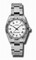 Rolex No-Date White Diamond Dial Automatic White Gold Bezel Stainless Steel Ladies Watch 177234WRDO