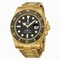Rolex Submariner Black Index Dial Oyster Bracelet 18k Yellow Gold Men's Watch 116618BKSO