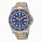 Rolex Submariner Blue Index Dial Oyster Bracelet Men's Watch 116613BLSO