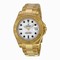 Rolex Yacht Master White Dial Automatic 18K Yellow Gold Bracelet Men's Watch 168628