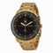 Seiko 5 Automatic Black Dial Gold-plated Men's Watch SRP570