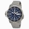Seiko 5 Dark Blue Dial Stainless Steel Compass Automatic Men's Watch SKZ209J1