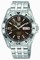 Seiko 5 Sports Automatic Brown Dial Stainless Steel Men's Watch SNZH81