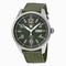 Seiko 5 Sports Automatic Green Dial Green Canvas Men's Watch SRP621