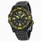 Seiko Automatic Compass Bezel Black Ion-plated Men's Watch SRP449