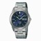 Seiko Blue Dial Titanium Men's Watch SGG729