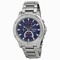 Seiko Chronograph Blue Dial Stainless Steel Men's Watch SPC093