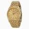 Seiko Day and Date Dress Gold-tone Stainless Steel Men's Watch SGF206
