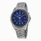 Seiko Kinetic Blue Dial Stainless Steel Men's Watch SKA675