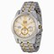 Seiko Kinetic Ivory Dial Two-Toned Stainless Steel Mnes Watch SNP066
