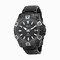 Seiko Solar Black Dial Black Ion-plated Men's Watch SNE281