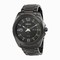 Seiko Solar Black Dial Black IP Stainless Steel Men's Watch SNE275