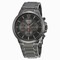 Seiko Solar Chronograph Black Dial Black Ion-Plated Stainless Steel Men's Watch SSC323