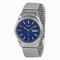 Seiko Solar Quartz Blue Dial Stainless Steel Men's Watch SNE057