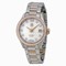 Tag Heuer Carrera Automatic White Mother of Pearl Dial Stainless Steel and 18kt Rose Gold Ladies Watch WAR2453.BD0772