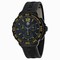 Tag Heuer Formula 1 Chronograph Black and Yellow Dial Black Rubber Men's Watch CAU111EFT6024