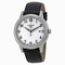 Tissot Carson White Dial Black Leather Men's Watch T0854101601200