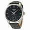 Tissot Chronometer Precisionist Black Dial Black Leather Men's Watch T0704061605700