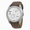 Tissot Couturier Automatic Silver Dial Brown Leather Men's Watch T0354281603100
