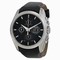 Tissot Couturier Chronograph Valjoux Black Dial Black Leather Men's Watch T035.614.16.051.01