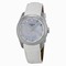 Tissot Couturier Grande Mother of Pearl Dial White Leather Ladies Watch T0352461611100